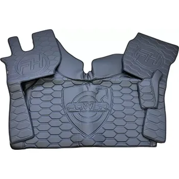 Ochranný autopotah Podlaha Volvo FH4/FH5 a AERO- černá, modré prošívání