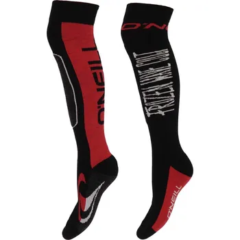 Pánské ponožky Ponožky O'NEILL U SKI SOCKS COLOURBLOCK LOGO 2PK 201061006-7001P – Multicolor 39-43