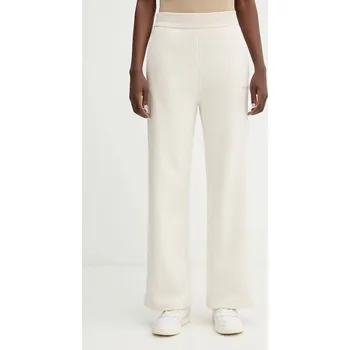 Dámské kalhoty Bavlněné tepláky BOSS Orange C Endless 50554685 béžová 01X, vel. XS