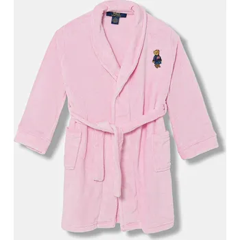 Dívčí župan Dětský župan Polo Ralph Lauren růžová barva 4P0042 30X, vel. 158