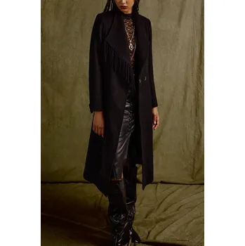 Dámský kabát Kabát s vlnou Answear.LAB WA25-KPD012 černá 99X, vel. XL