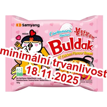 Samyang Buldak ramen Samyang Hot Chicken Carbonara 130g (DMT 18.11.2025)