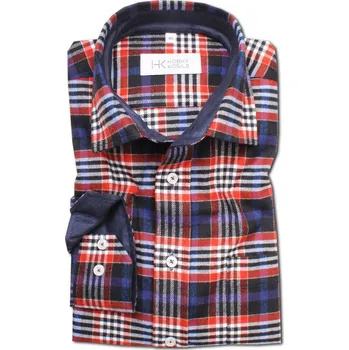 Pánské oblečení LUIZ Flanelová košile Nikolas 159 Velikost: 41