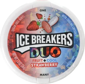Bonbon Ice Breakers Duo Fruit + Cool Strawberry 36 g
