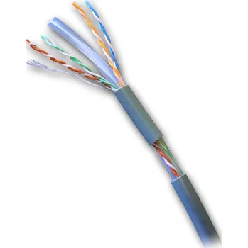 DATACOM UTP lanko CAT6 PVC 50m šedý