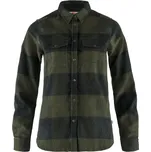 košile dámská FJÄLLRÄVEN Canada Shirt W Deep Forest-Dark Grey - M