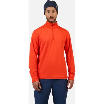 Pánská móda Pánská Mikina ROSSIGNOL MID LAYER STRETCH HZ RLOML15_41P – Oranžová L