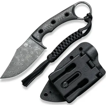lovecký nůž Civivi Midwatch C20059B-DS1 Black Carbon Fiber Damascus