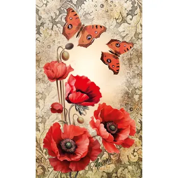 Ručník Malý ručník 30 x 50 cm - Krása vlčích máků