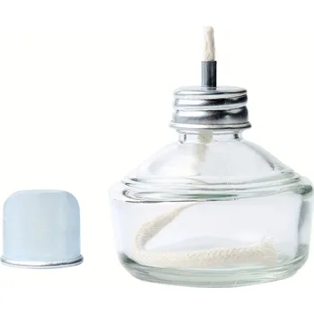 Stojací lampa OEM Lihová lampa z tvrzeného skla – 100 ml, s víčkem