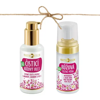 Dvoufázové růžové čištění pro suchou a zralou pleť