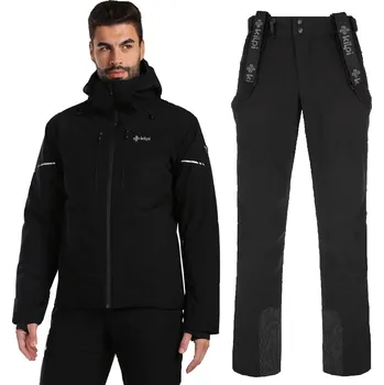 Pánská bunda Pánský lyžařský komplet Tonnsi BLK M + Rhea BLK M