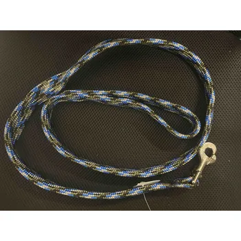 Vodítko pro psa Vodítko textilní střední a velký pes 140cm Barva: modro/šedá