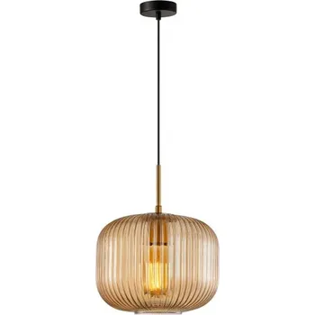 Závěsné svítidlo 1x E27 zlatá ITALUX Gavino PND-26476-1-BRO-AMB