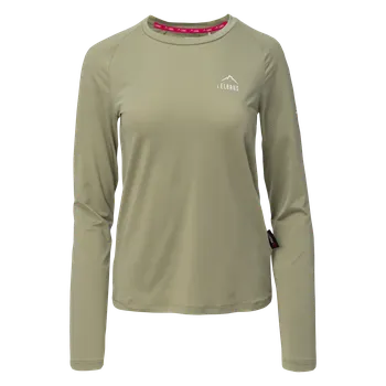 Dámské oblečení Dámské Tričko s dlouhým rukávem ELBRUS EIGER POLARTEC WO'S M000277833 – Zelená XS