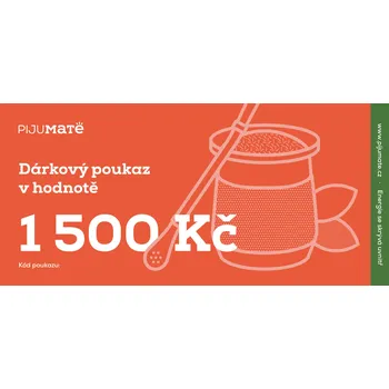 Dárkový potravinový koš Pijumate Elektronický dárkový poukaz 1500 Kč
