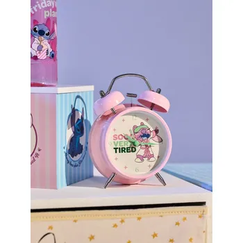 Budík Sinsay - Budík Stitch - růžová - 110GM-30X - 110GM-30X-ONE