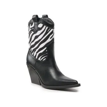 Dámská zimní obuv Jenny Fairy Polokozačky LS5841-05 Černá 40