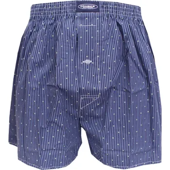 Trenýrky Pánské plátýnkové trenýrky Climber 3100C99 jeans proužek velikost XL