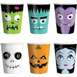 Papírové kelímky halloween monster 220ml 6ks - Party Pal | Cukrářské potřeby