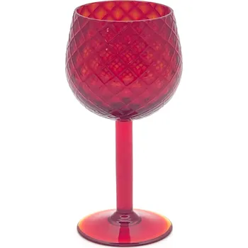 Sklenice Sklenice 0,2l - Káro - granátová | 81840