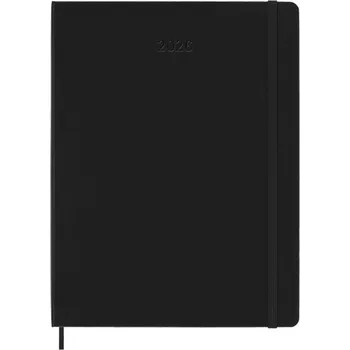 Blok Diář Moleskine Smart Writing 2026 - XL, týdenní, černý