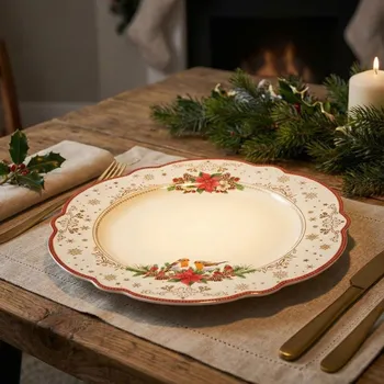 Talíř Vánoční talíř EASY LIFE 26 cm