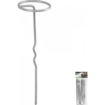 Mulčovací textilie BRADAS Kovový kolík tvaru "G" k upevnění netkané textilie 6 cm / 20 cm - 10ks