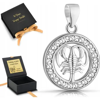 Přívěsek Stříbrný přívěsek na řetízek znamení zvěrokruhu rak přívěsek 925