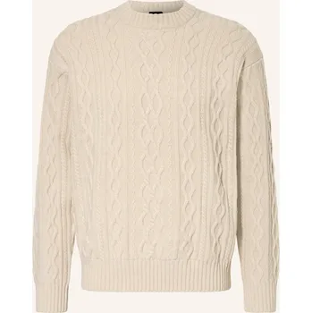 Pánská móda Boss Pánský Svetr Kableto, béžová, XL