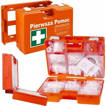 Lékárnička LÉKÁRNIČKA PRVNÍ POMOCI ZÁVODNÍ PŘENOSNÁ PRŮMYSLOVÁ VELKÁ KUFR K15