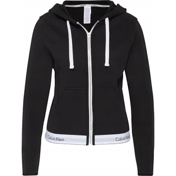 Dámská mikina Dámská Mikina CALVIN KLEIN s rozepínací s kapucí XS