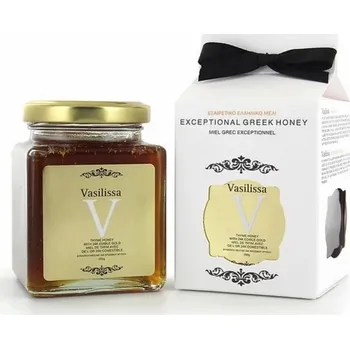 Vasilissa BIO med s tymiánem a 24karátovým jedlým zlatem 250 g