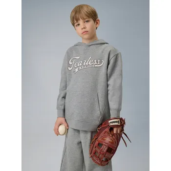 Dětská móda 4F dětská mikina bavlna šedá, velikost 146