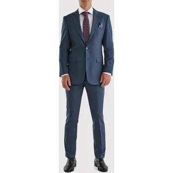 Pánský oblek Pako lorente pánský oblek modrý elegantní jednořadý velikost 50