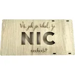 Casa de Engel Dřevěná krabička na peníze nic