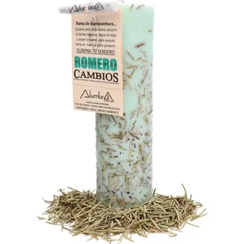 Svíčka Svíčky Ručně vyrobená svíčka s rozmarýnem - Změny