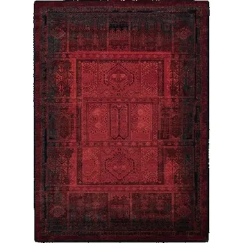 Koberec Kusový koberec vlněný Dywilan Omega Nakbar Rubin červený Rozměr: 135x200 cm