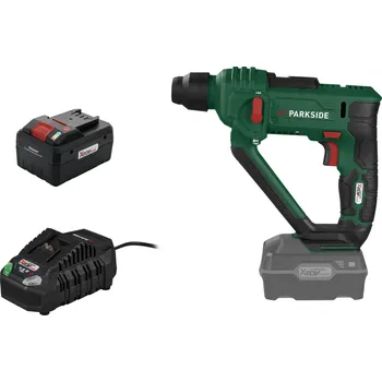 Pneumatické kladivo PARKSIDE® Aku vrtací kladivo PABH 20-Li D4, Smart 8 Ah