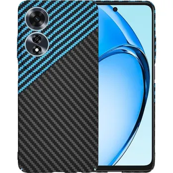 Pouzdro na mobilní telefon Techsuit Carbonite FiberShell kryt Oppo A60 4G Blue Pulse