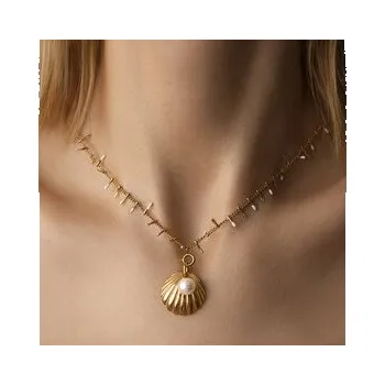 Náhrdelník Lilou Náhrdelník 0J0058 Zlatá OS