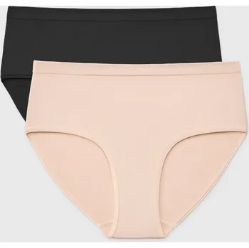 Kalhotky 2PACK Klasické kalhotky RIB se zvýšeným pasem