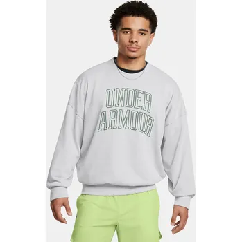 Pánská móda Pánská mikina Under Armour UA Icon HWT Terry OS Crew 1386548-011 Šedá XXL