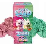 TUBAN Fluffy písek 2 x 70 g růžová a zelená