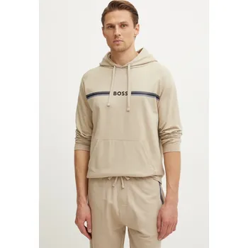 Pánská mikina Bavlněná mikina BOSS 50535854 béžová 80X, vel. XL