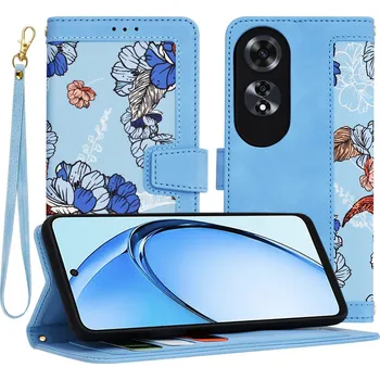 Pouzdro na mobilní telefon Techsuit FlipCraft kryt Oppo A60 4G Živá modrá