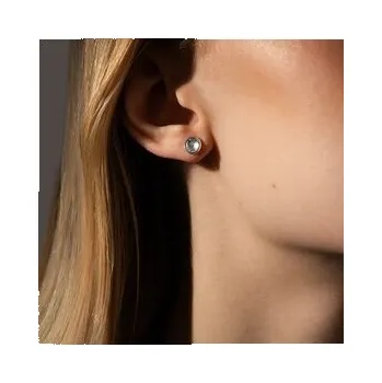 Náušnice Lilou Naušnice S003W Stříbrná OS