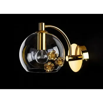 Nástěnné svítidlo Nástěnné svítidlo křišťálové N-PRI-01, Varianta Zlaté