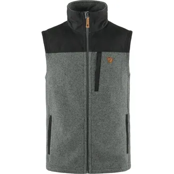 vesta pánská FJÄLLRÄVEN Buck Fleece Vest M, Grey-Melange - XXL