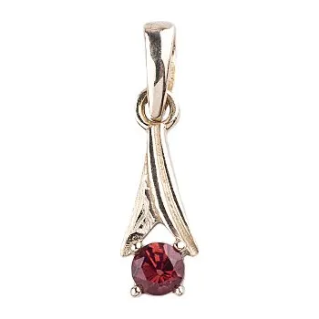 Přívěsek granát - zlatý přívěsek (U4-1214)